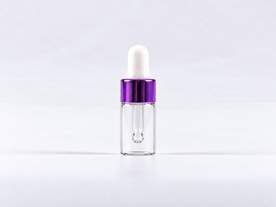 Pipettenflasche 3 ml - metallic